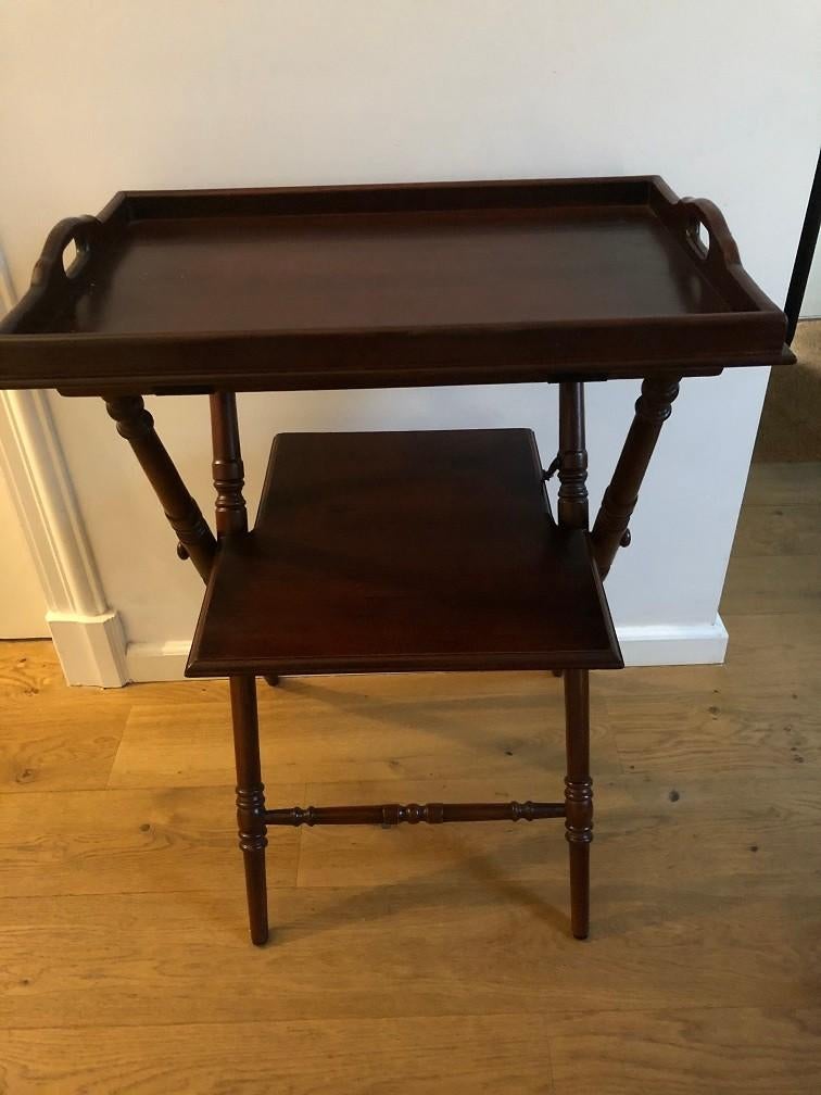BUTLERTRAY SERVIES DIENBLAD sidetable bijzettafel Eichholtz, Ophalen of Verzenden, Zo goed als nieuw, Rechthoekig, Hout