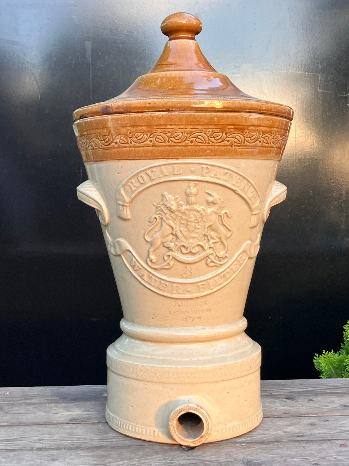 Eerste type waterfilter in aardewerk periode 1830, Antiek en Kunst, Antiek | Keramiek en Aardewerk, Ophalen of Verzenden