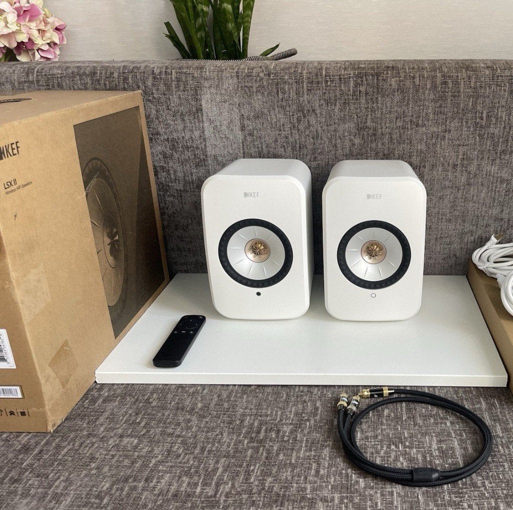 Haut-parleurs d'étagère sans fil KEF LSX II, TV, Hi-fi & Vidéo, Enceintes, Télécommande, Enlèvement ou Envoi, Comme neuf, KEF