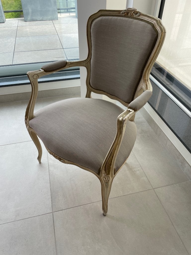 Elegante Louis Philippe armstoel / fauteuil, Antiek en Kunst, Ophalen
