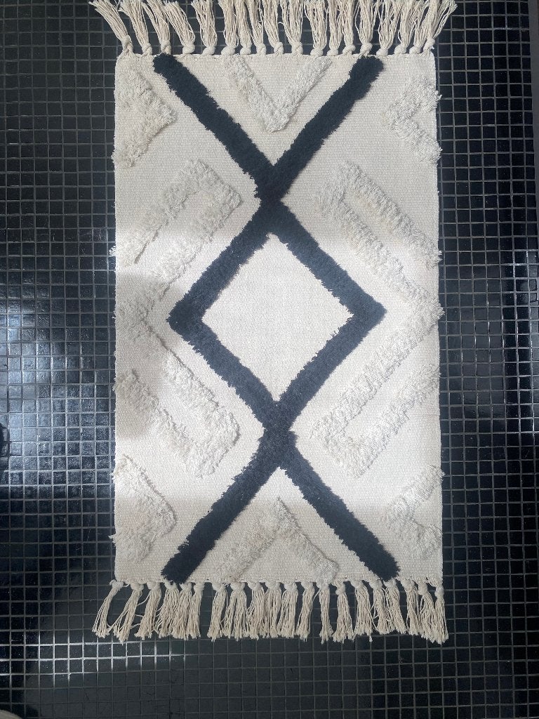 Bohemian / scandi kleine mat, vloerkleed, Ophalen