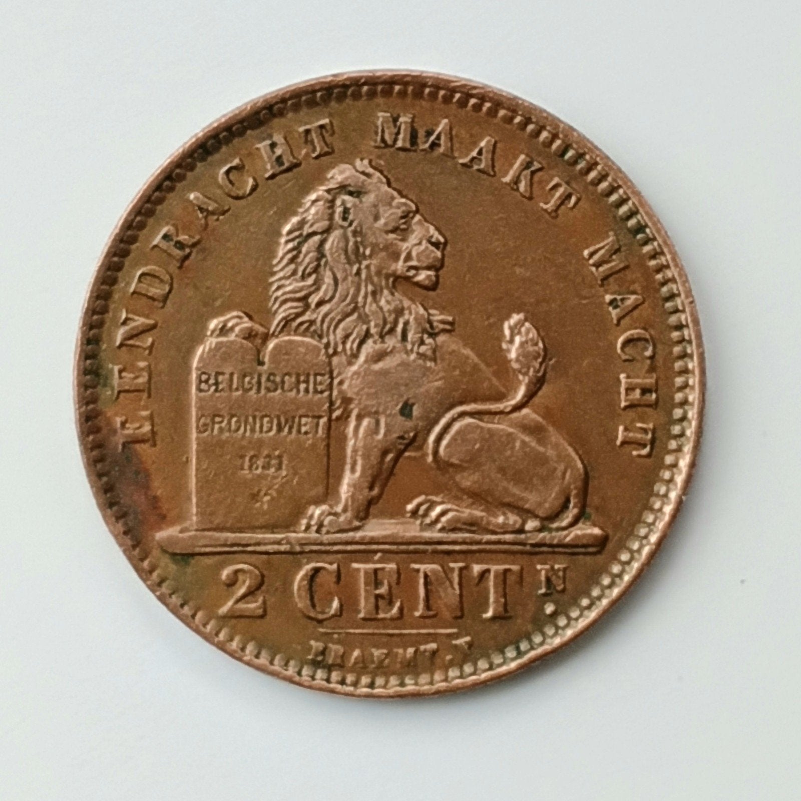 2 centiem 1919 VL     (974), Ophalen of Verzenden, Losse munt