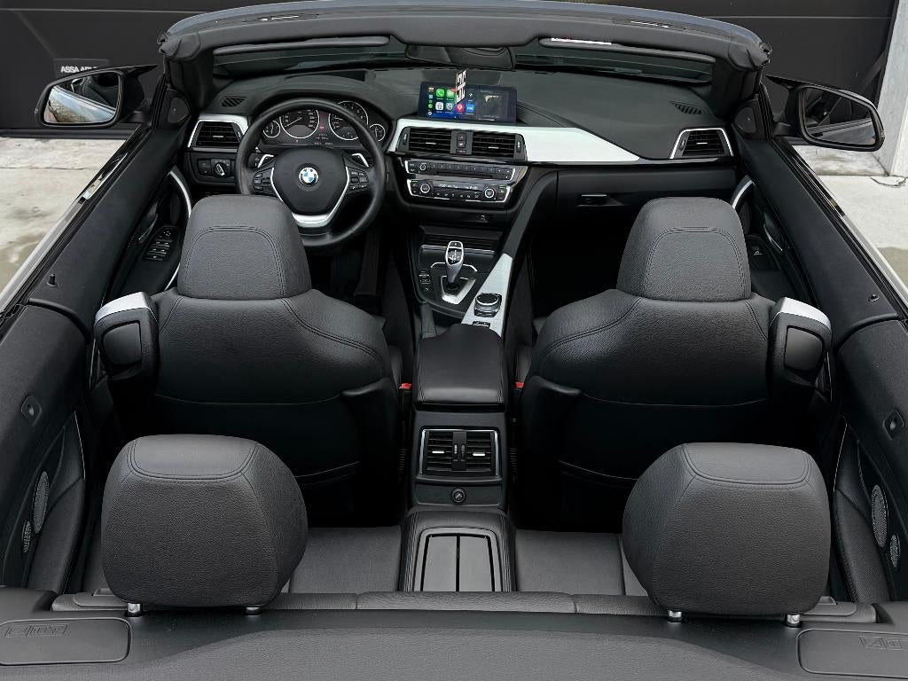 BMW 440i xDrive Cabrio - B58 - H&K / HUD / CarPlay / Keyless, Auto's, BMW, 4 zetels, 1800 kg, Cabriolet, Zwart