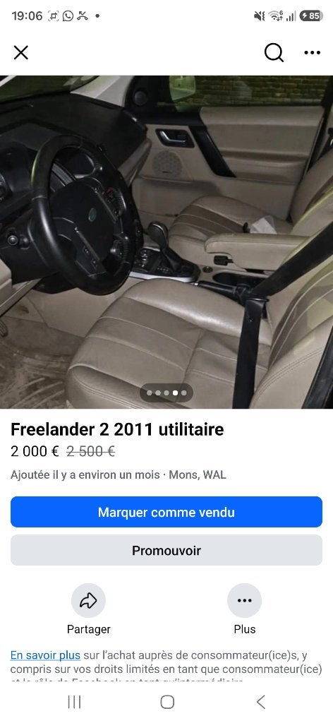 Freelander 2 2011 356km export, Achat, Diesel, Automatique, Particulier