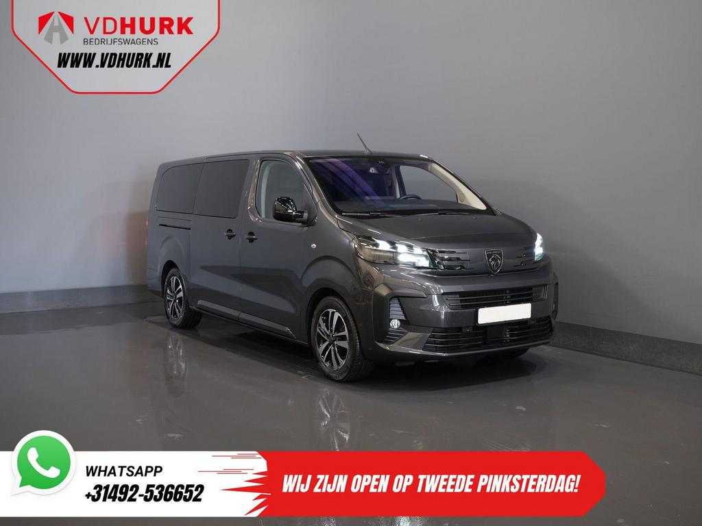 Peugeot e-Traveller L3 75kWh 348 km WLTP LED/ Snellader/ Pan, Auto's, Automaat, Te koop, 0 g/km, Elektrisch