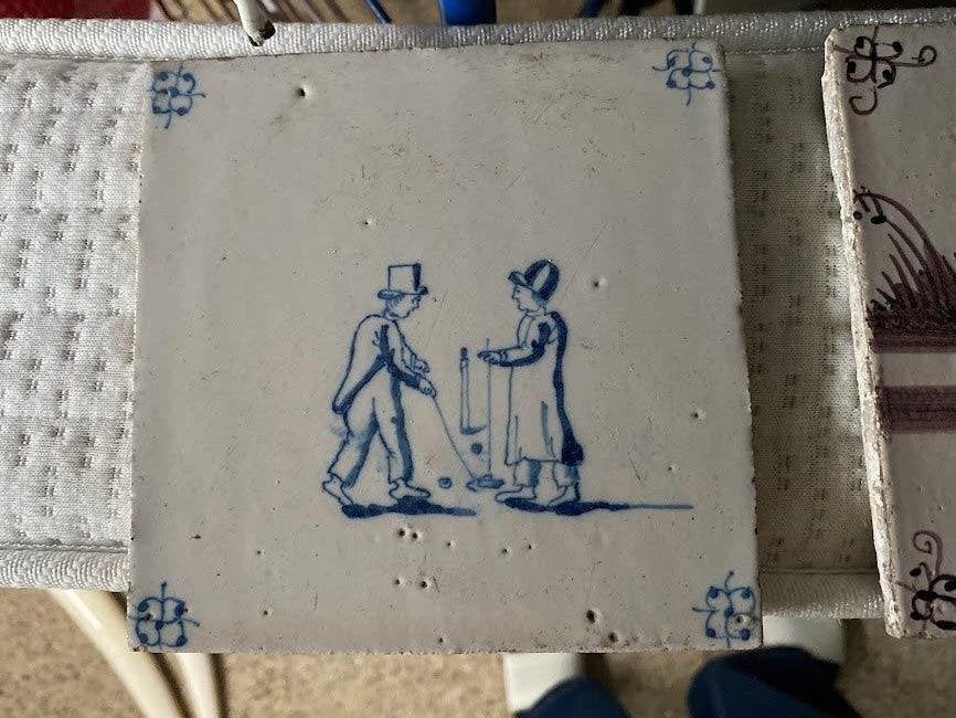 vintage  keramische tegels, Ophalen