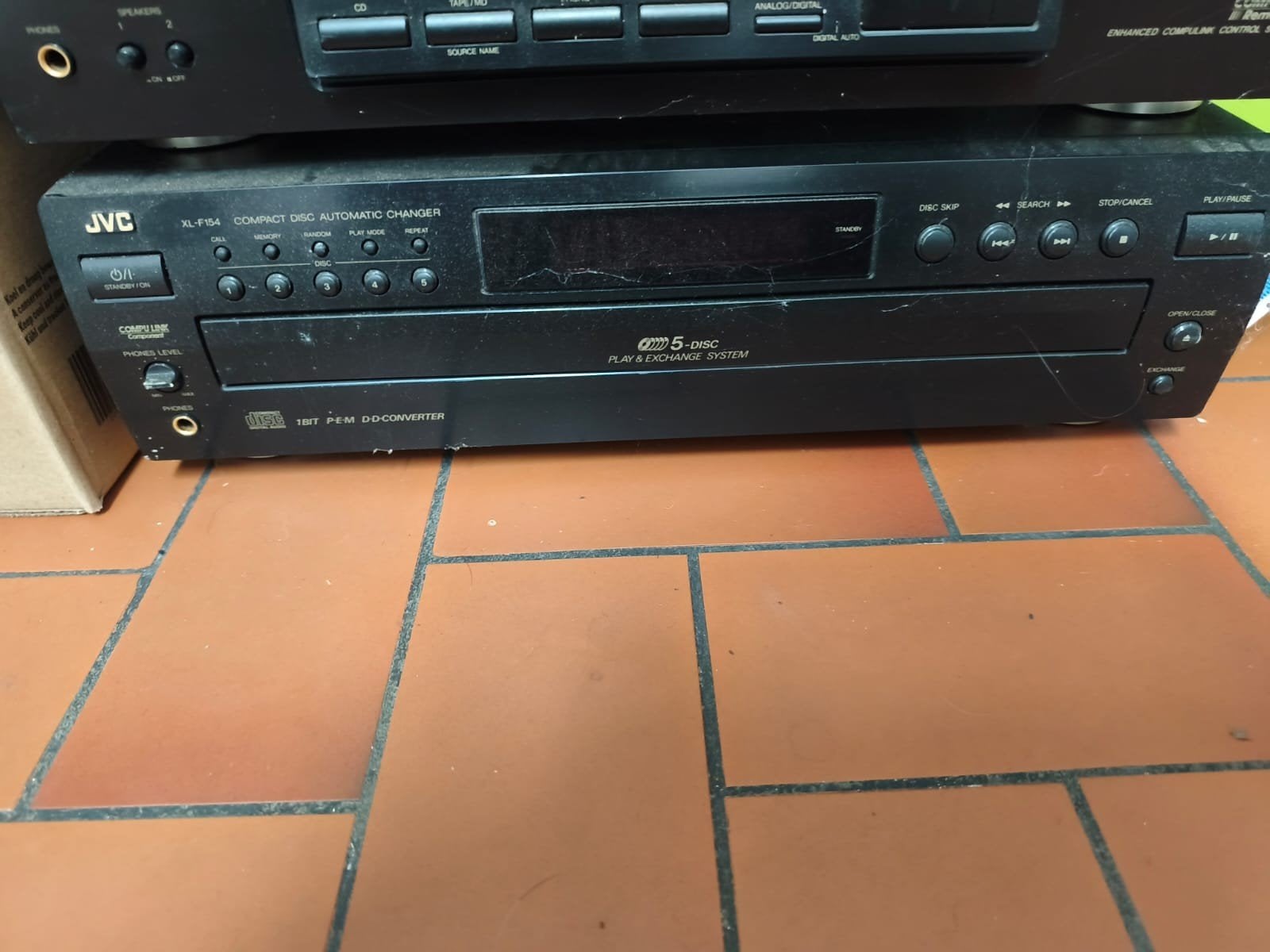 JVC XL-F154, 5-disc CD-wisselaar., Audio, Tv en Foto, Cd-spelers, Ophalen, JVC, Wisselaar