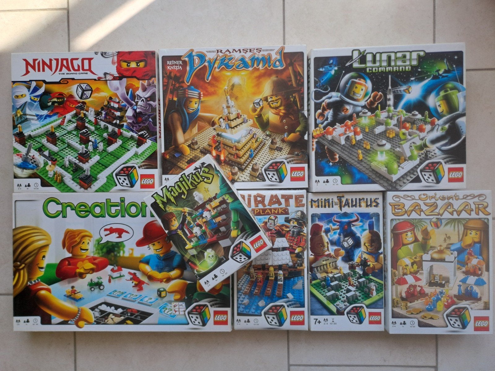 lot Lego Board Game 3844 3842 3843 3856 3836 3864 3848 3849, Kinderen en Baby's, Speelgoed | Duplo en Lego, Ophalen, Compleet