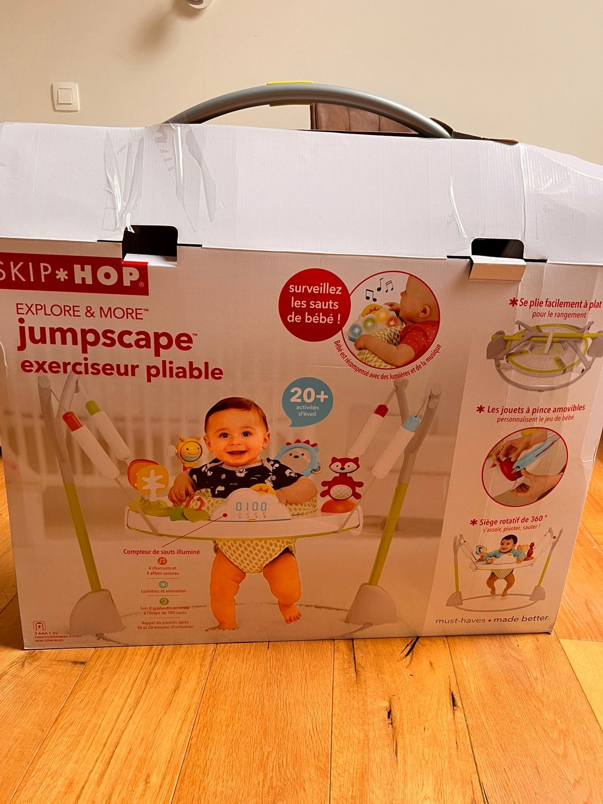 Skip Hop Jumpscape Foldaway baby jumper/activiteitencenter, Ophalen, Zo goed als nieuw