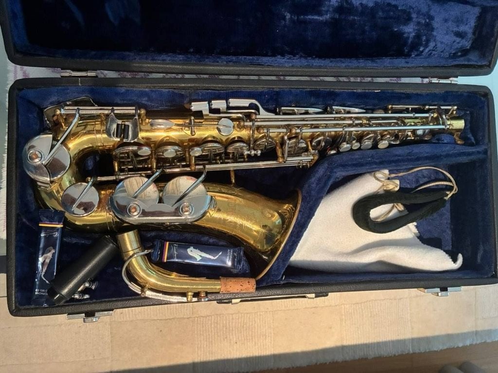 Vintage altsaxofoon van Keilwerth Toneking, Muziek en Instrumenten, Blaasinstrumenten | Saxofoons, Ophalen of Verzenden, Gebruikt