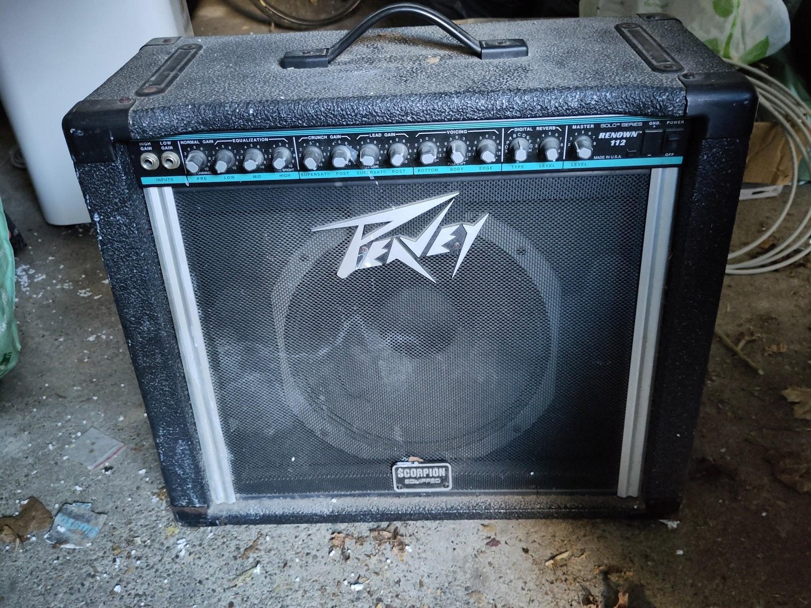 Ampli guitare Peavey Renown 112 – 160 W, fabriqué aux USA, Enlèvement, Utilisé, Guitare