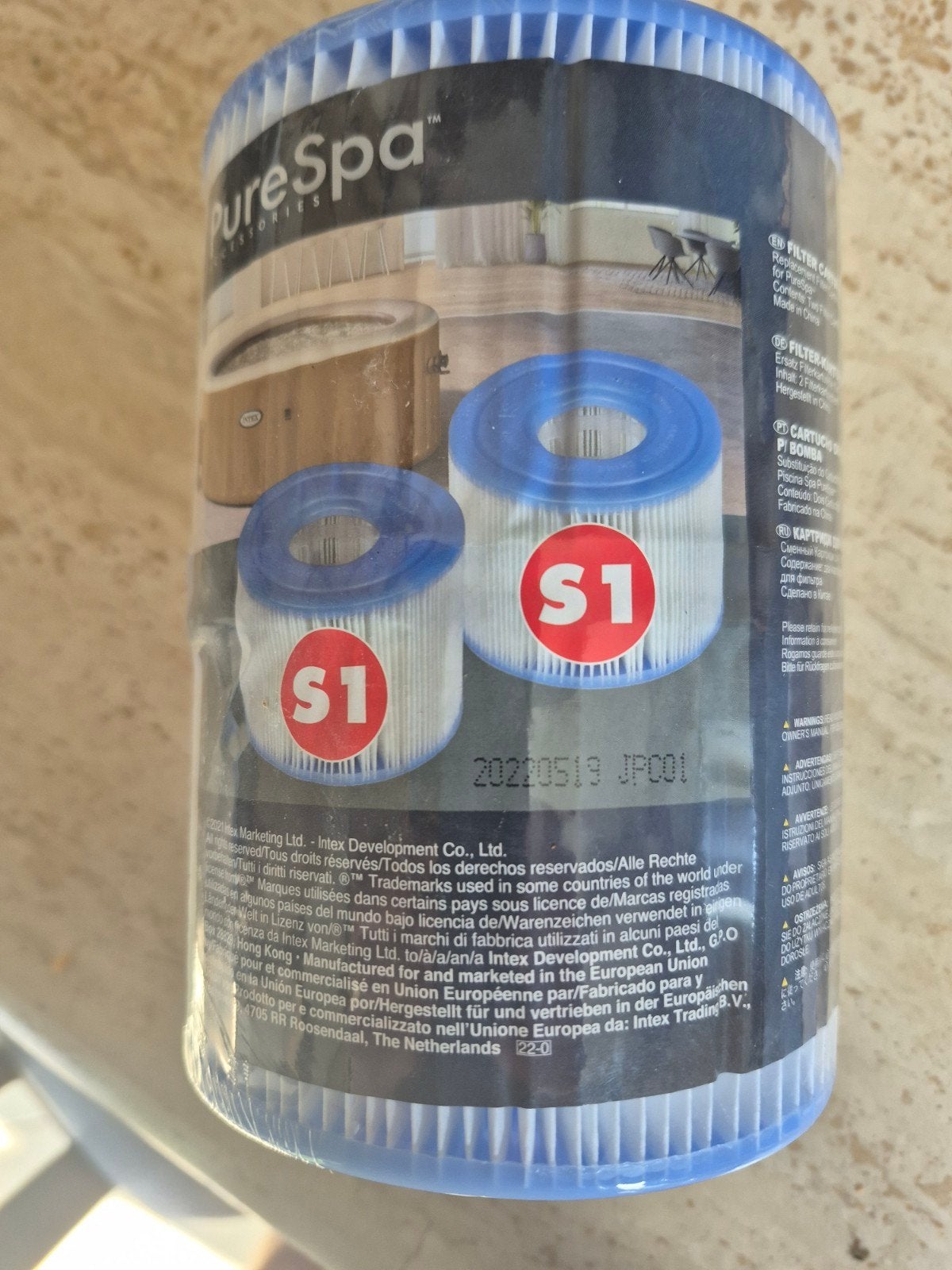 4 verpakkingen van 2 intex filters S1, Tuin en Terras, Ophalen, Nieuw, Filter