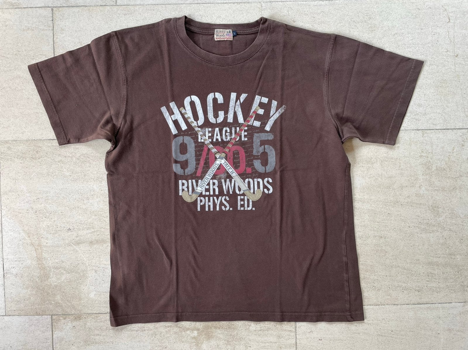 Bruin T-shirt River Woods maat L, Vêtements | Hommes, T-shirts, Enlèvement ou Envoi, Taille 52/54 (L), Brun, Porté