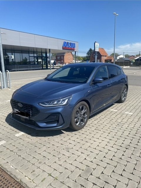 Ford Focus St line X benzine 125PK automaat, Auto's, Ford, Lichtsensor, Stof, Blauw, 96 kW