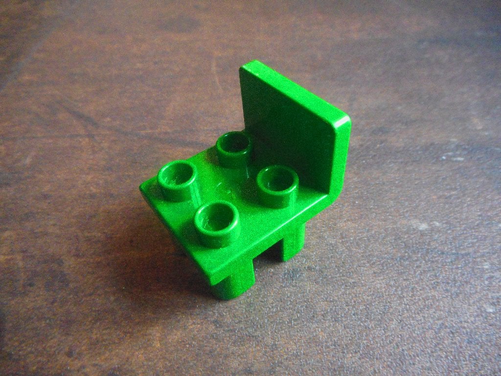 Lego Duplo Furniture Chair with Squared Back (zie foto's) 2, Ophalen of Verzenden, Gebruikt, Losse stenen, Duplo