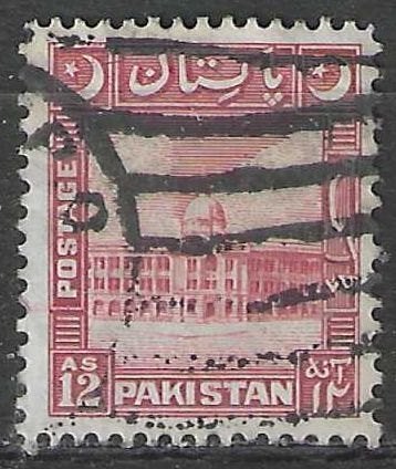 Pakistan 1948 - Yvert 37 - Karachi Port Trust (ST), Verzenden, Gestempeld