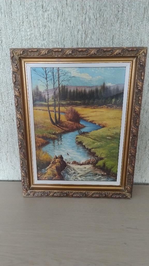 schilderij A. Debeuf, Antiquités & Art, Enlèvement