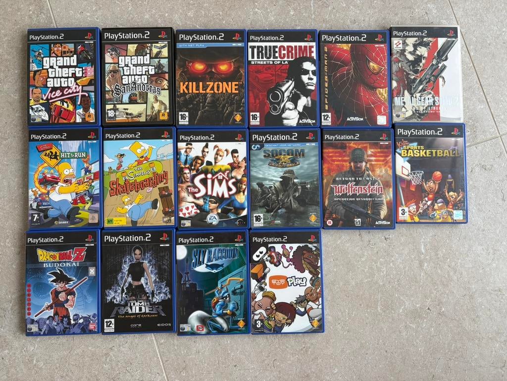Playstation 2 Games compleet, Ophalen, Zo goed als nieuw