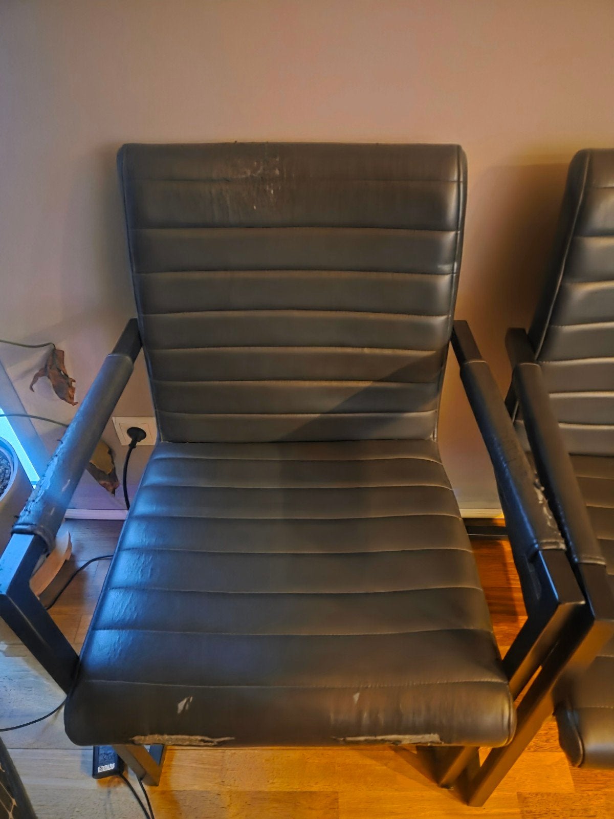 Eetkamerstoelen, Maison & Meubles, Chaises, Enlèvement, Métal, Modern, Noir