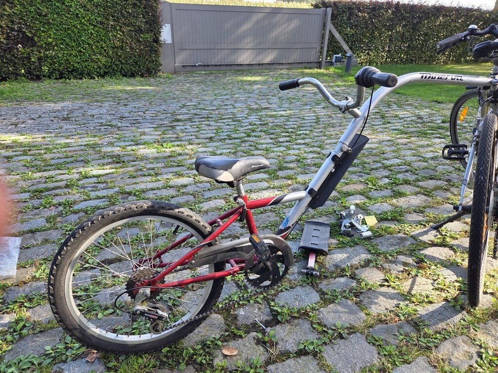 Vélo remorque marque minerva pour enfant, Overige merken, 20 à 40 kg, Enlèvement, Utilisé