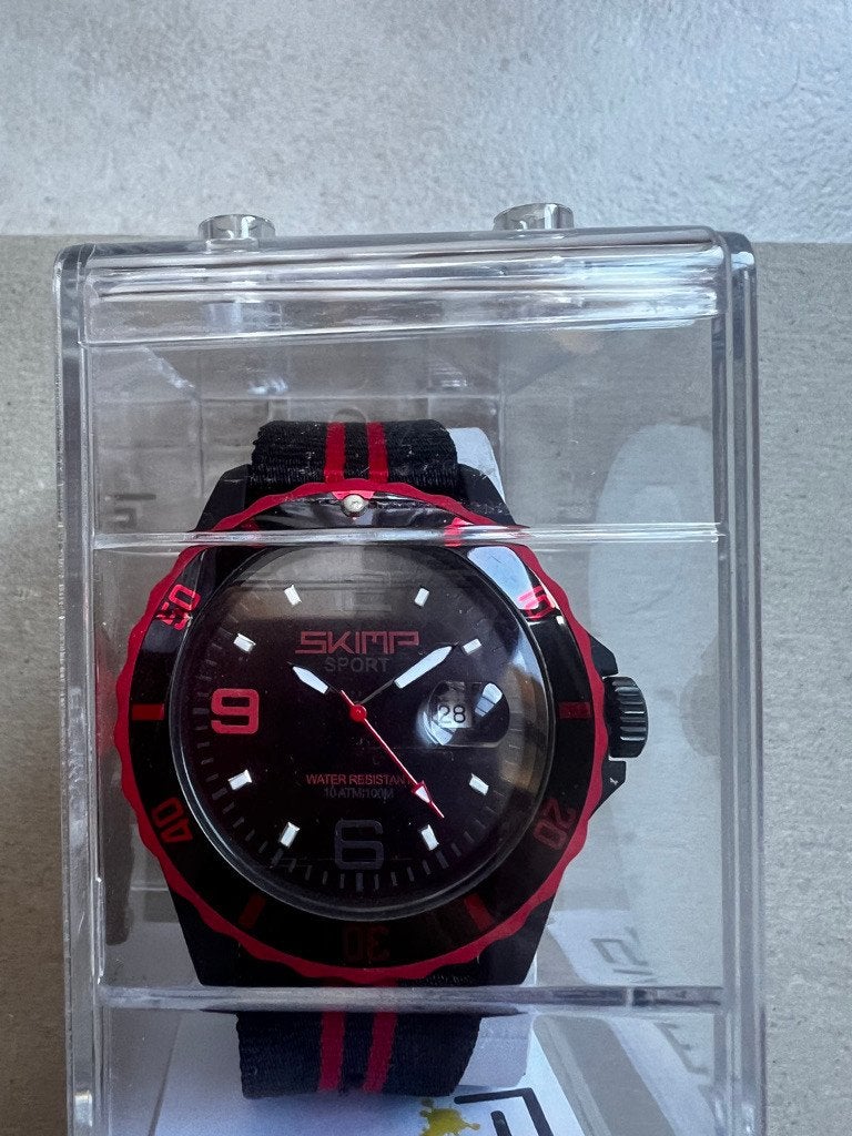 SKIMP Sport horloge "La Courageuse", Ophalen of Verzenden, Waterdicht, Nieuw