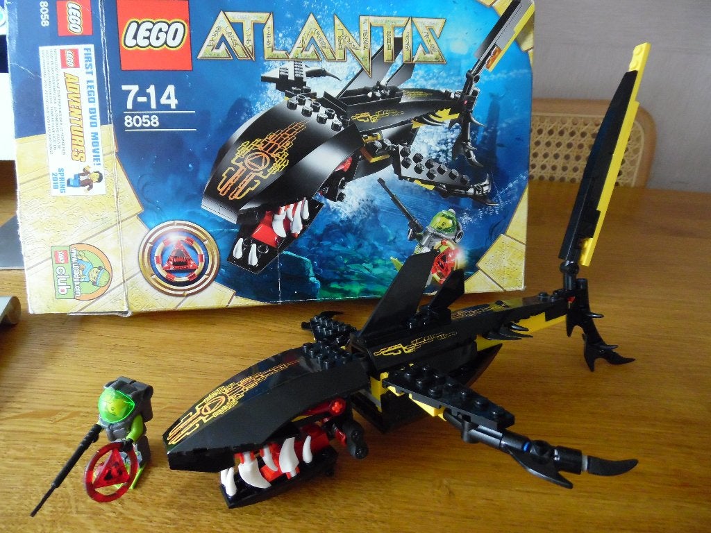 Lego 8058 Atlantis Guardian of the Deep, Lego, Ophalen of Verzenden, Zo goed als nieuw, Compleet