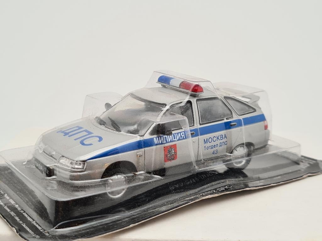 VAZ Lada 112 politie Moskou 1/43 Russia Moskwa, Verzenden, Zo goed als nieuw, Auto, Overige merken