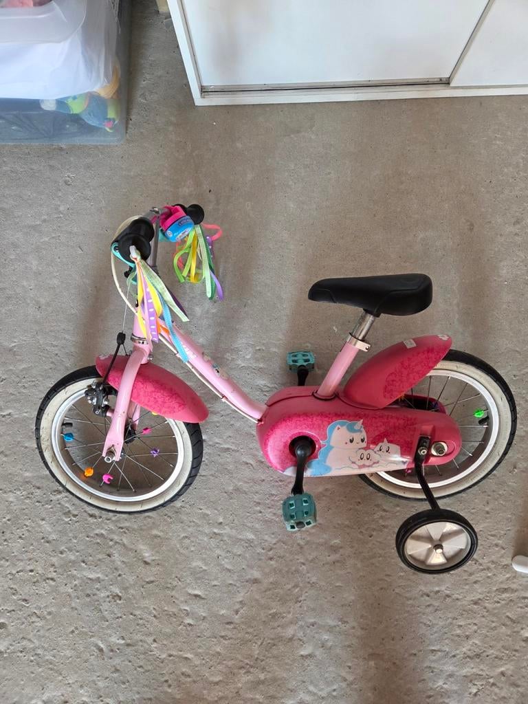 Kinderfiets 14inch merk btwin, Ophalen of Verzenden