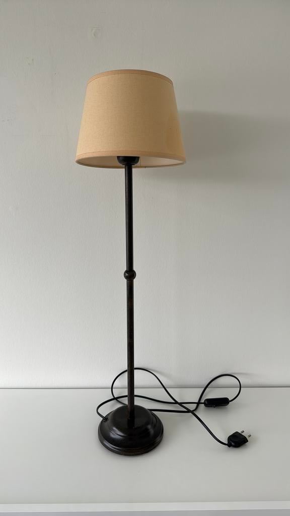 Tafellamp, Ophalen, Gebruikt, 50 tot 75 cm, Cottage- Landelijk