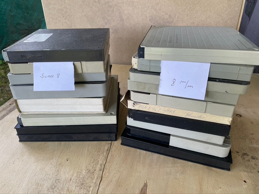 Lot de films d'amateurs 8 et S8, Audio, Tv en Foto, Filmrollen, 8mm film, Ophalen