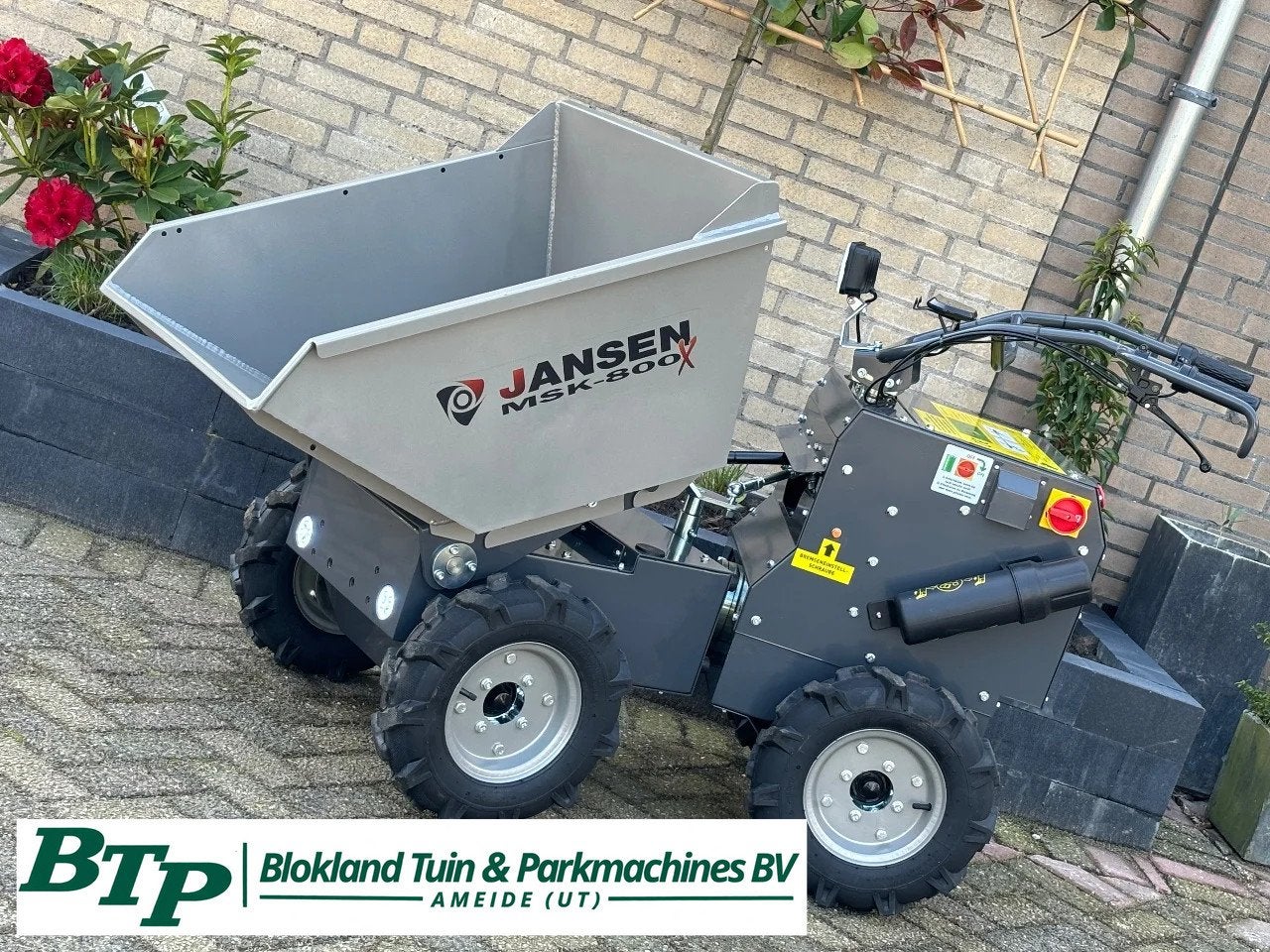 BTP Actie Jansen 4x4 elektrische accu kruiwagen mini dumper