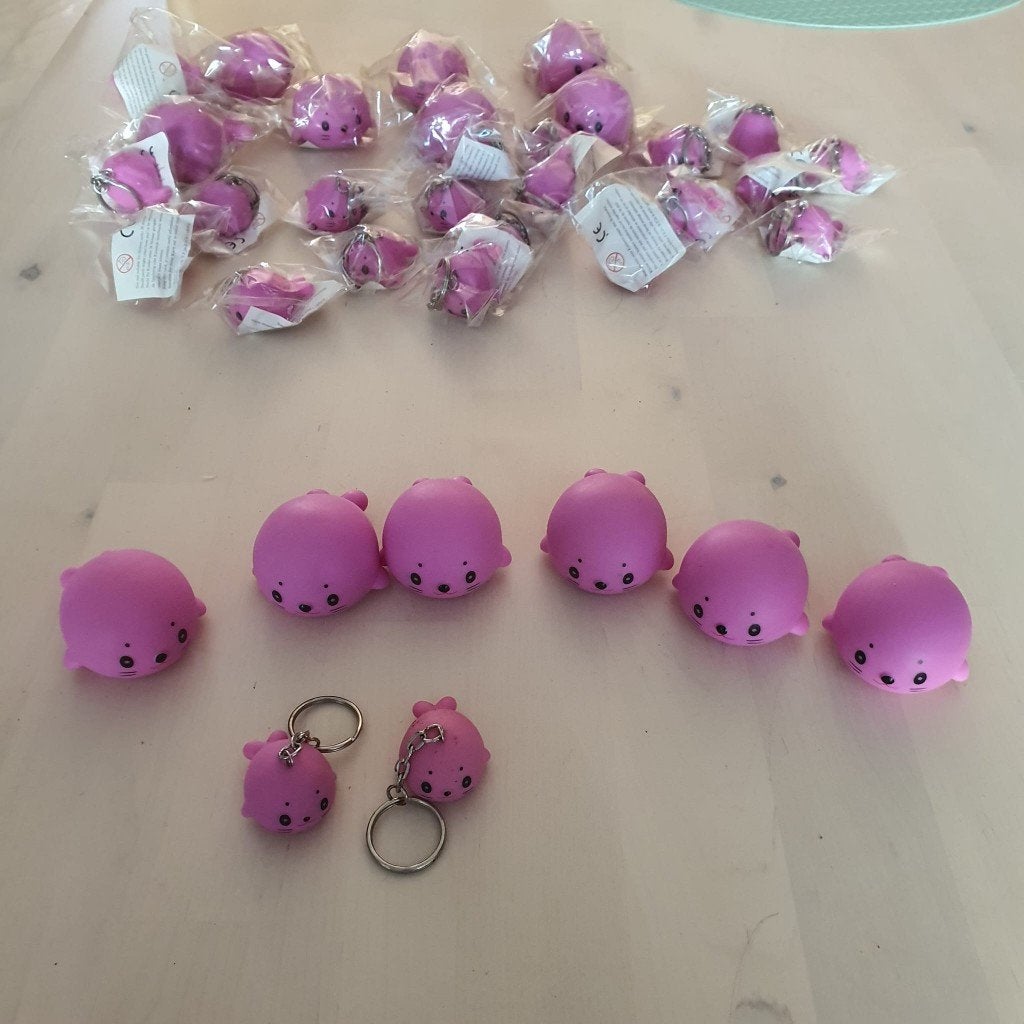 Zeehondjes fuchsia collectie UITVERKOOP, Kinderen en Baby's, Ophalen of Verzenden, Nieuw, Kraamcadeau