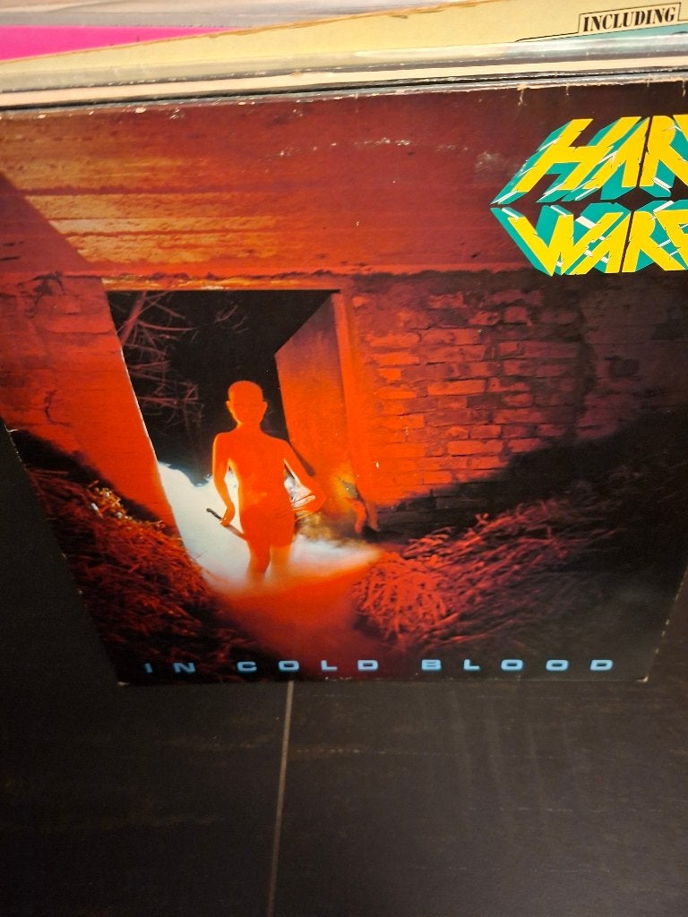 lp - hard ware - in cold blood - bak 5, Enlèvement ou Envoi, Utilisé, Hard rock, Pochette photo