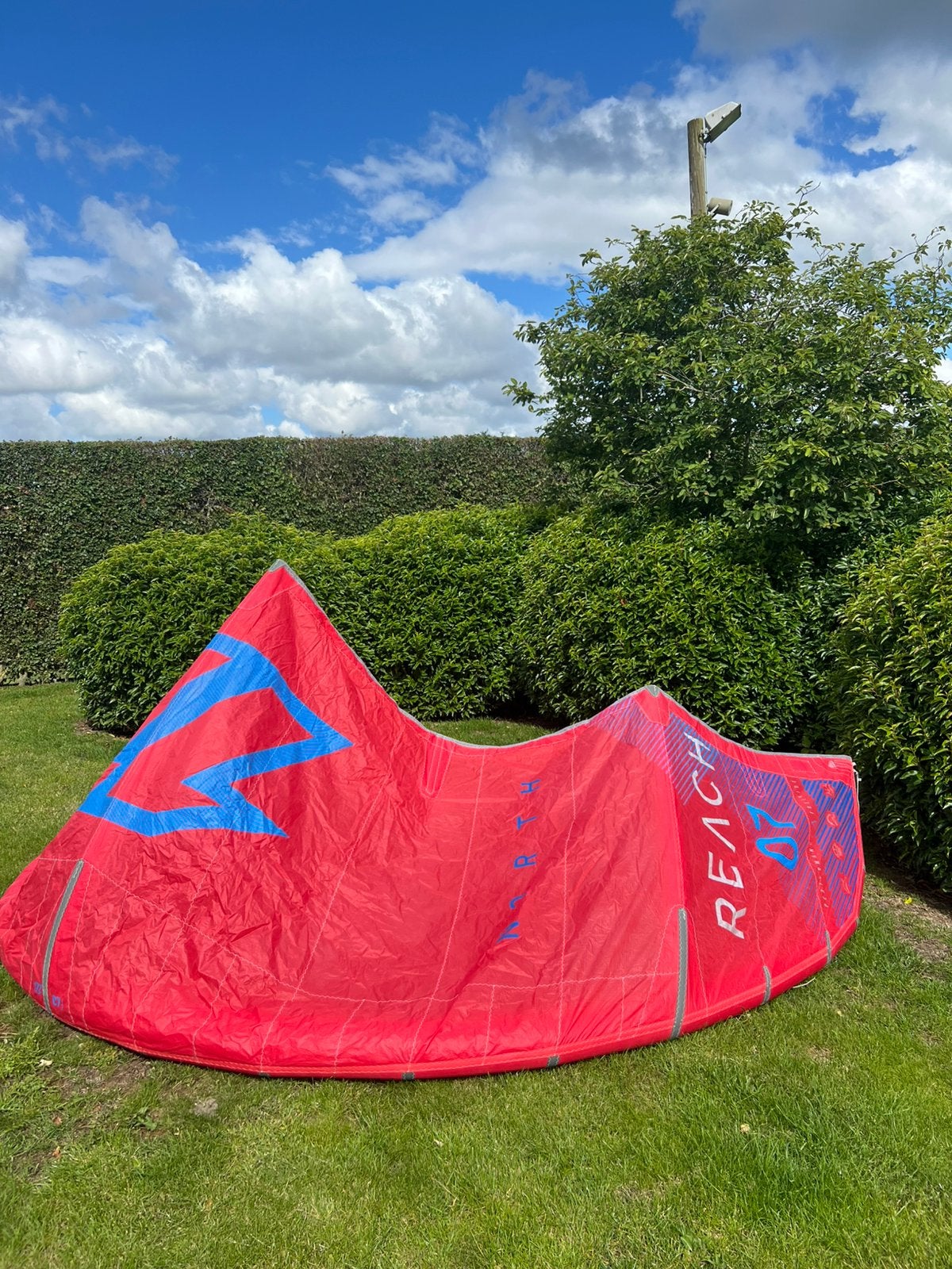 North reach kite 7m, Watersport en Boten, Kitesurfen, Ophalen of Verzenden, Zo goed als nieuw, Kite