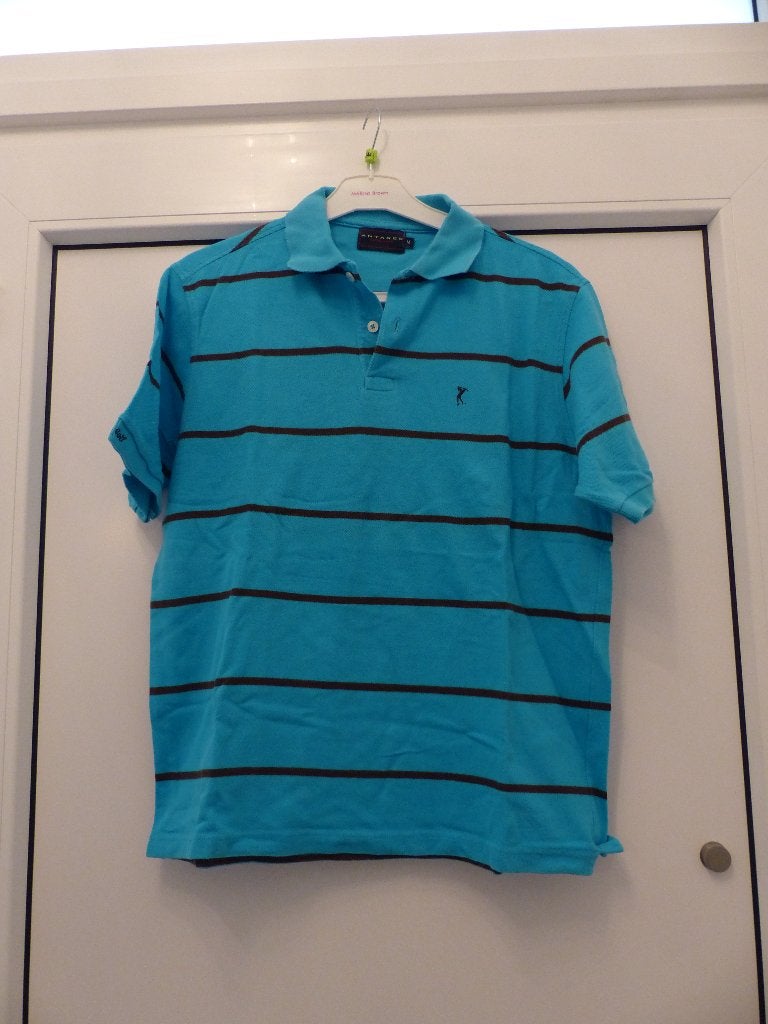 Antares blauwe polo - maat medium, Ophalen of Verzenden, Zo goed als nieuw, Maat 48/50 (M), Blauw