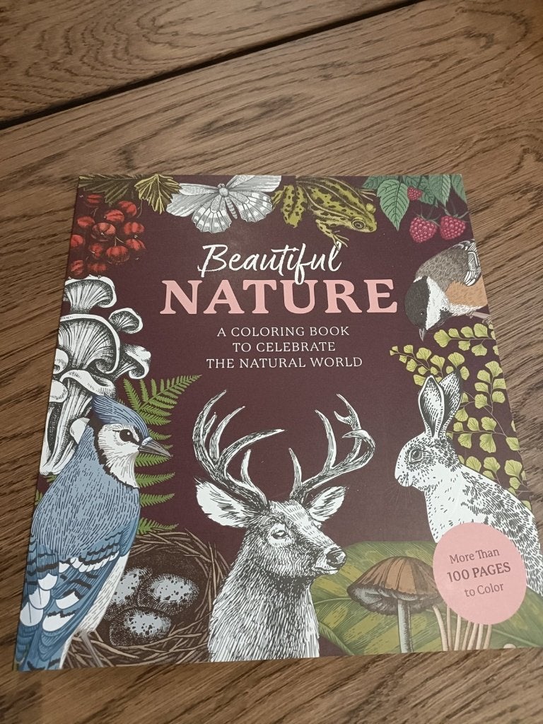 Beautiful Nature kleurboek voor volwassenen 100+ platen, Boeken, Ophalen, Nieuw
