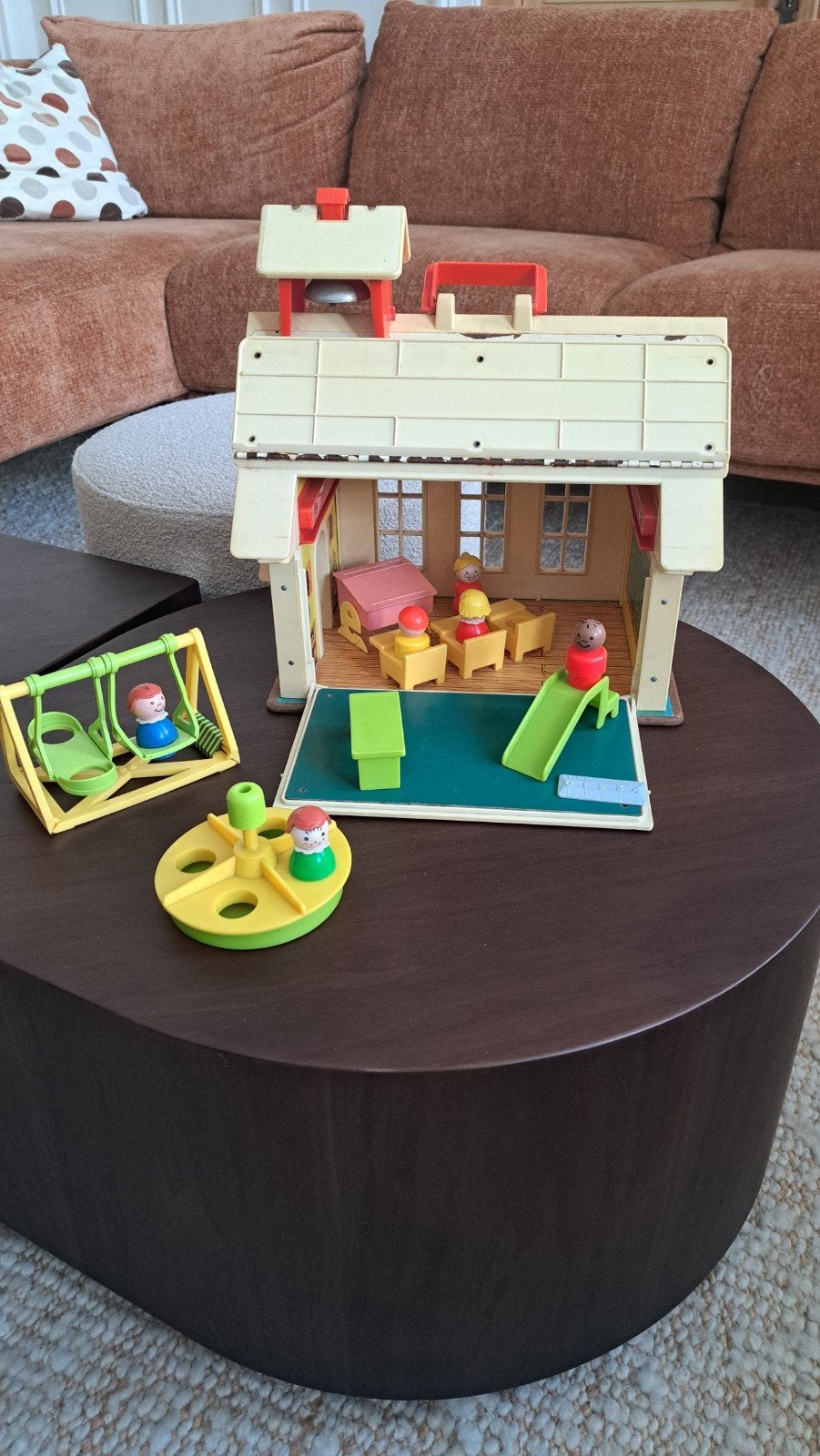 Fisher Price schooltje, Kinderen en Baby's, Ophalen, Gebruikt, Speelset