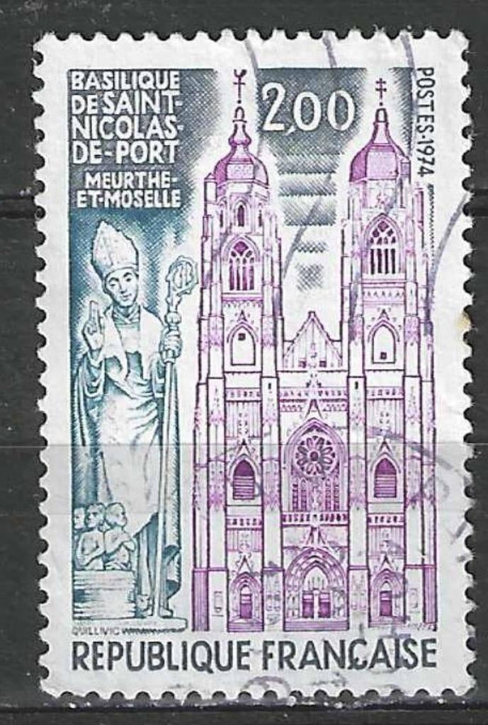 France 1974/1975 - Yvert 1810 - Saint-Nicolas-de-Port (ST), Envoi, Affranchi