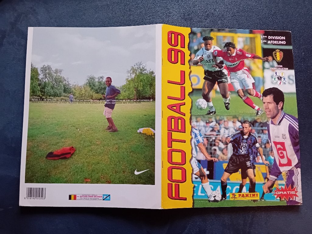panini stickerboek Football 99, Ophalen of Verzenden, Zo goed als nieuw, Plaatje