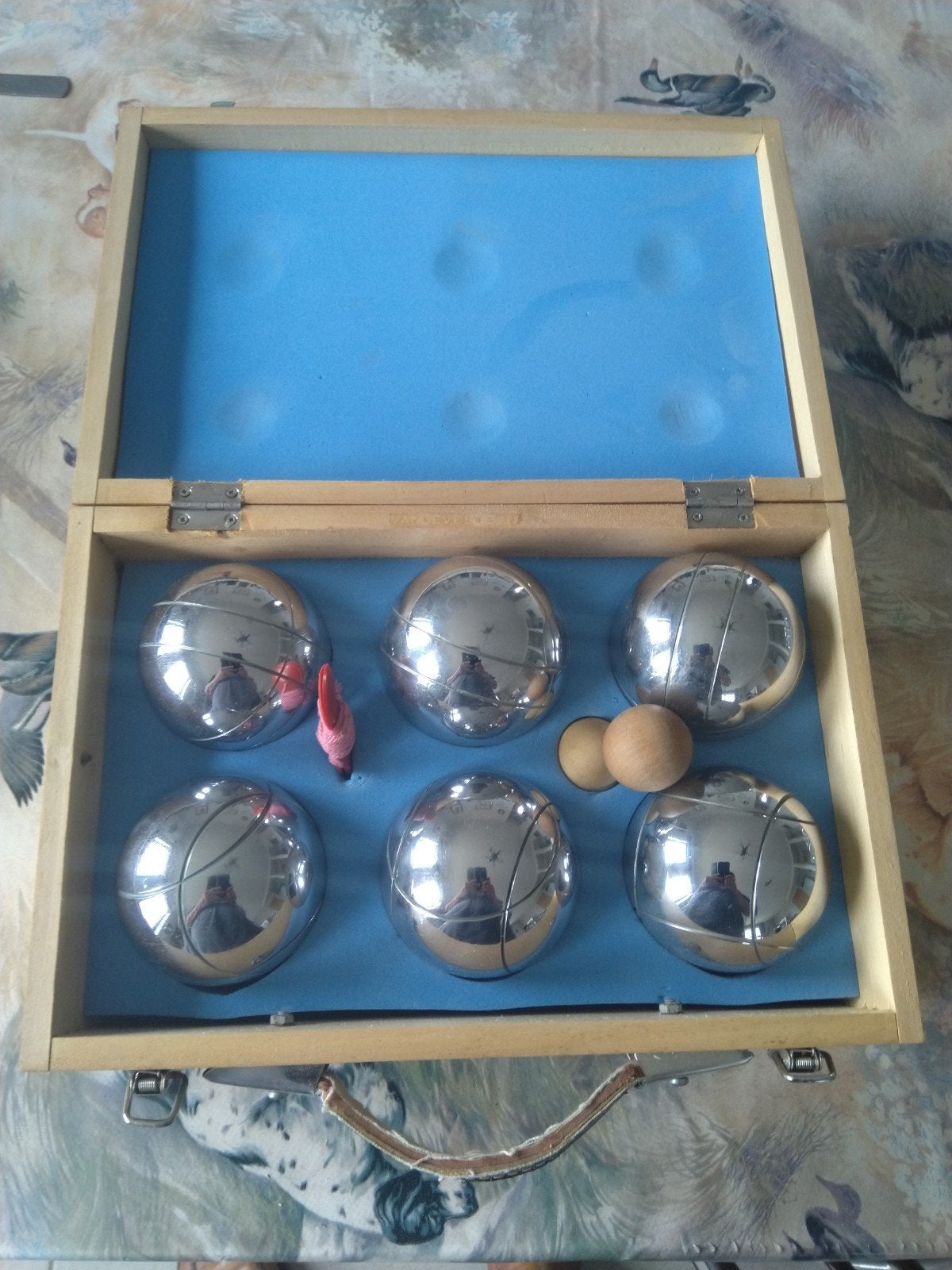 Pétanque koffer chromé, Sport en Fitness, Overige Sport en Fitness, Ophalen