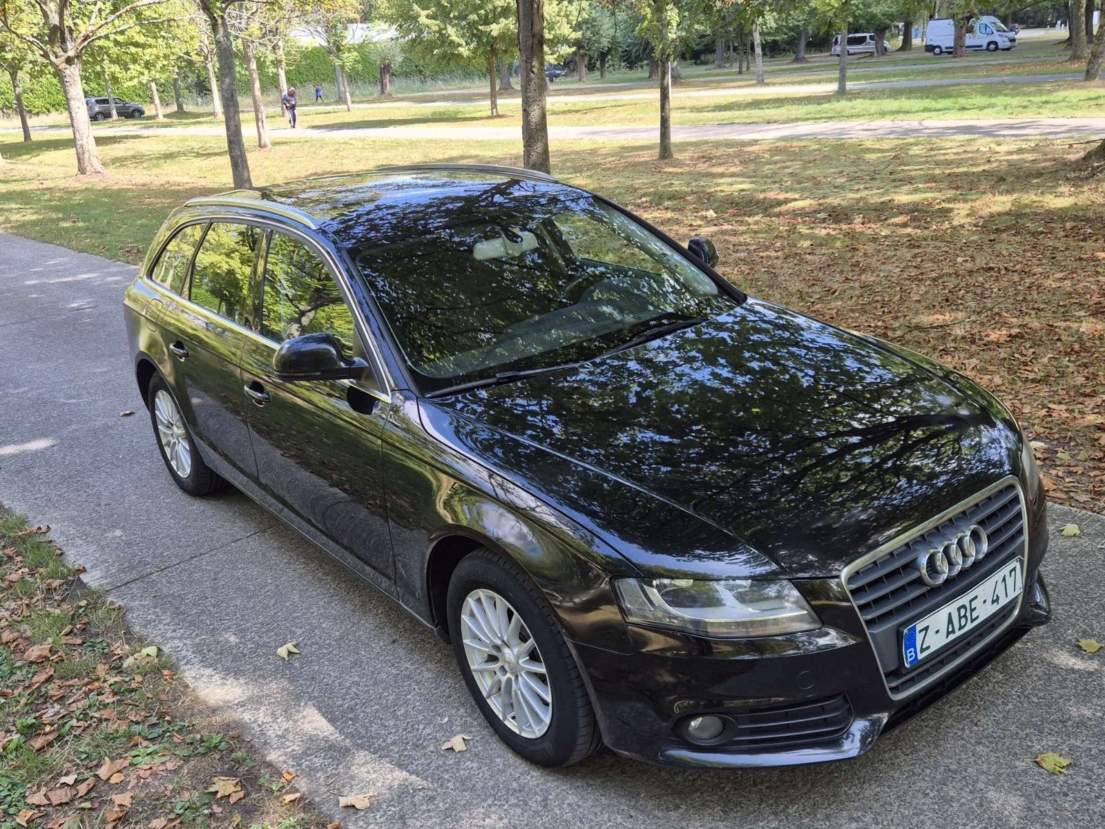 Audi A4 2.0TDI, Auto's, Audi, Lichtmetalen velgen, A4, Zwart, Bedrijf
