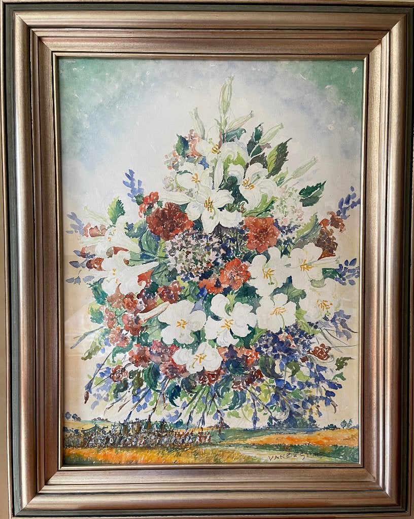 Stilleven met processie, Antiek en Kunst, Ophalen, Gouache, Stilleven, Klassiek