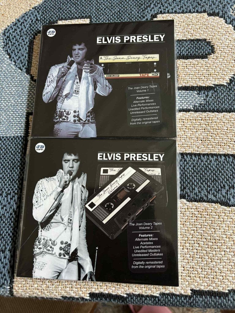 Elvis 2 bootleg cd's, The Joan Deary tapes, volume 1 + 2., Enlèvement ou Envoi, Comme neuf, Rock 'n' roll