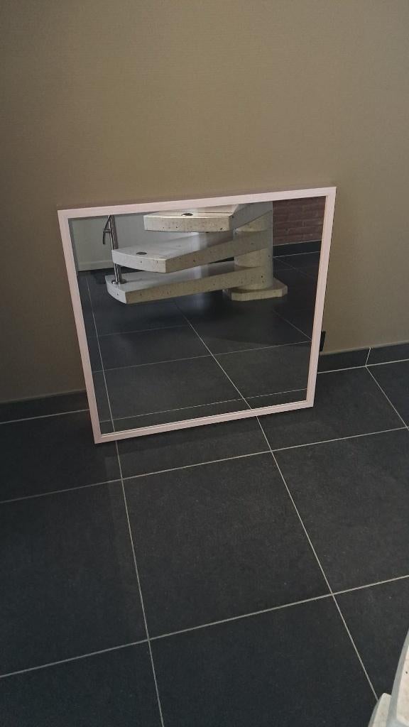 spiegel, Ophalen, Vierkant, Zo goed als nieuw, Minder dan 100 cm