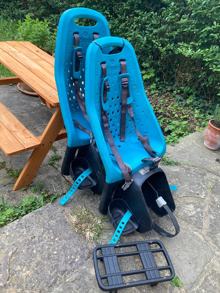 Lot Sièges vélo Yepp, Fietsen en Brommers, Fietsaccessoires | Fietsstoeltjes, Gebruikt, Achterzitje, 15 t/m 25 kg, Ophalen