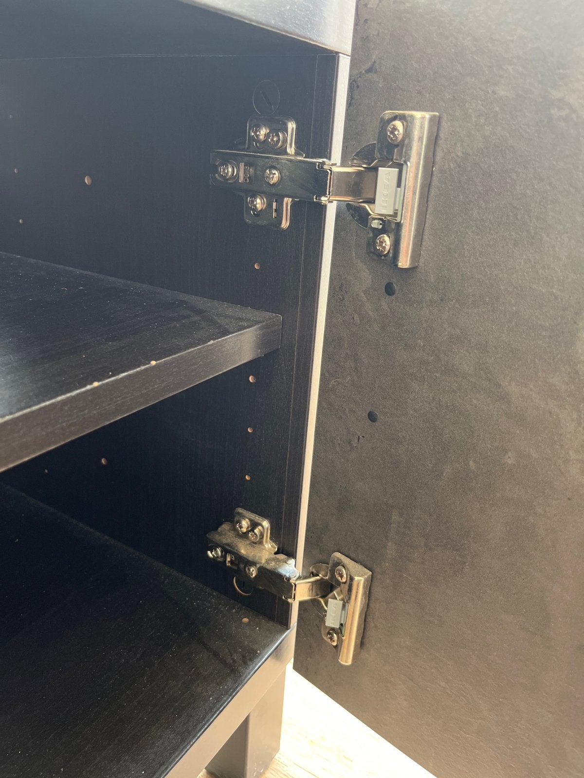 Ikea Besta tv meubel zwart, Ophalen, Gebruikt, 100 tot 150 cm, Minder dan 100 cm