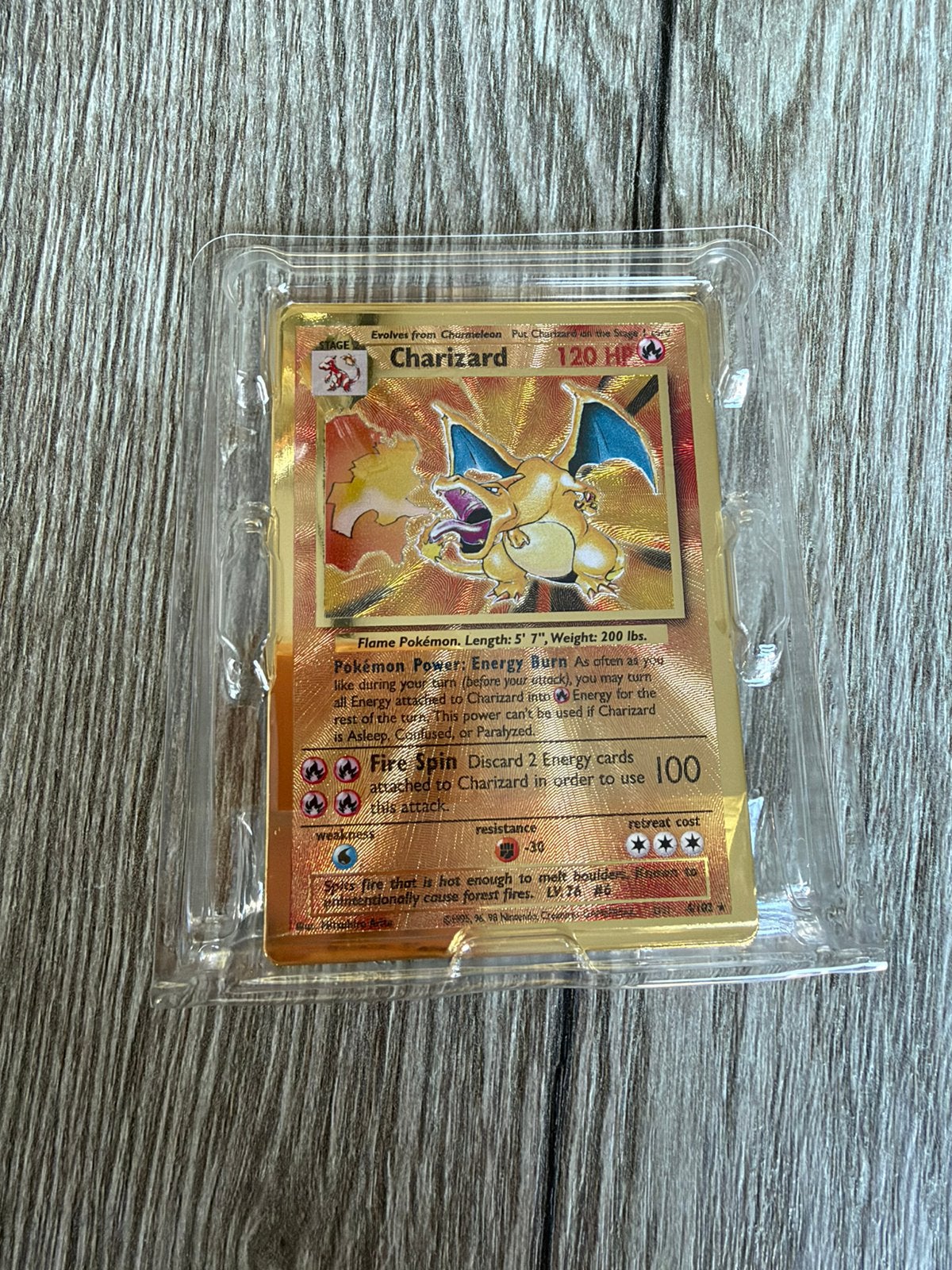 Metal charizard 4/102, Ophalen, Nieuw