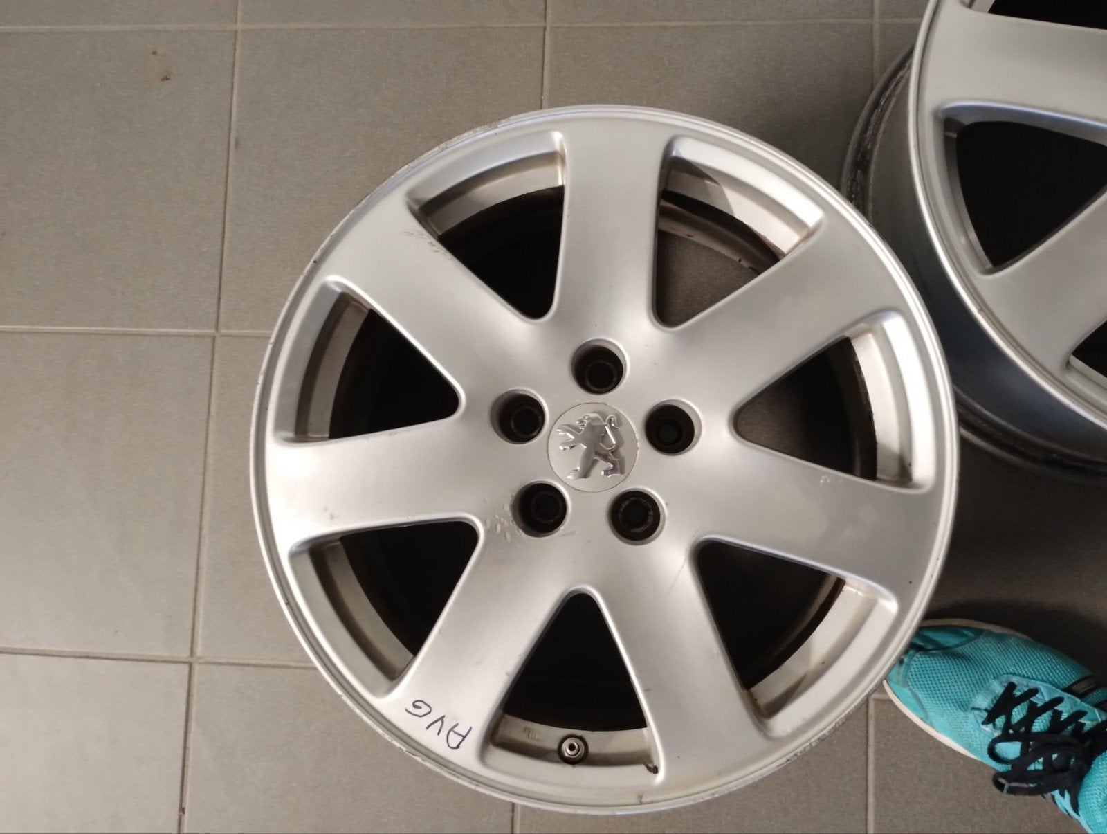 jantes Peugeot 607, Auto-onderdelen, Banden en Velgen, Ophalen, Gebruikt, 17 inch, Band(en)