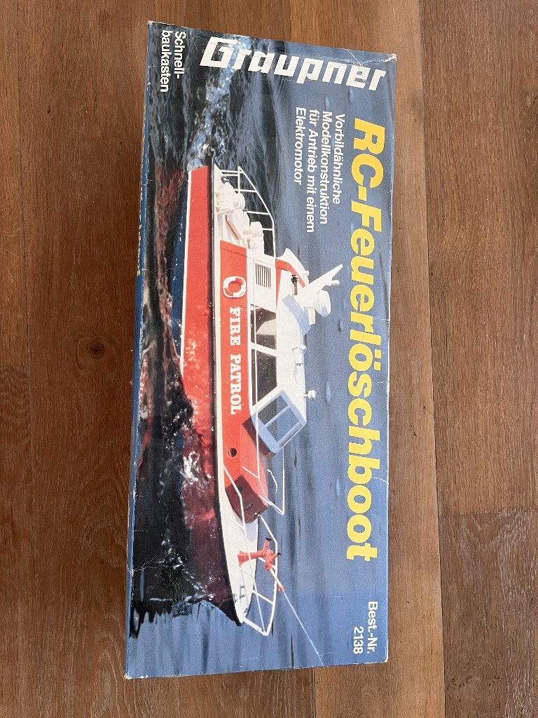 Bouwdoos RC-Feuerlöschboot Graupner, Ophalen, Zo goed als nieuw