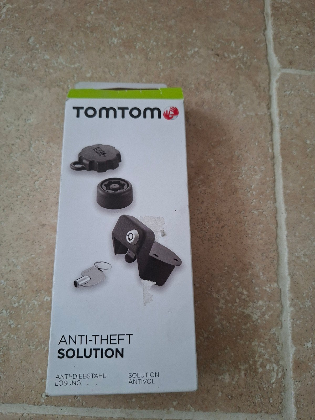 Verrou - antivol TomTom rider + 2 clés, Motos, Enlèvement ou Envoi